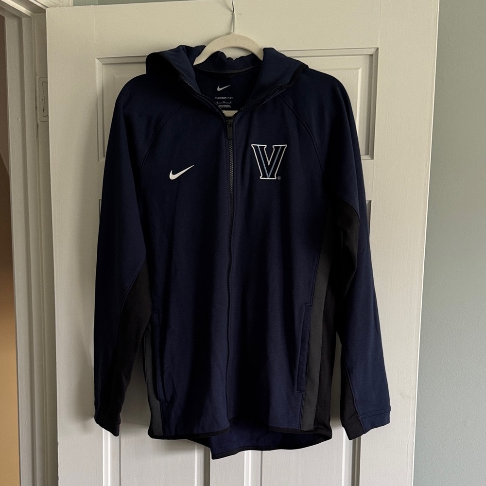 Nike Navy and Black Villanova Zip Hoodie